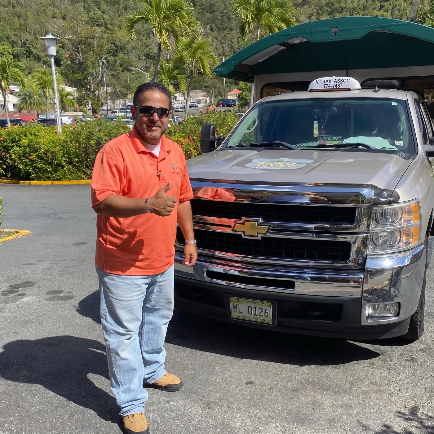 Ali Rachid, GrandArrival driver on St. Thomas